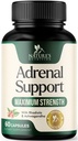 Supporto surrenale Supplementi Cortex Complex, Miglior integratore energetico, Supporta livelli di salute e di energia di Cortisol, Ashwagandha giornaliero per le donne e gli uomini, Supporta la Fatica surrenale & Sistema immunitario, 60 capsule
