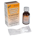 Ferrous gocce di ferro supplemento menta piperita Flavor Generico per Enfamil Fer-in-Sol ferro gocce di supplemento per bambini, bambini e bambini misura Dropper incluso 50 ml per confezione bottiglia di 2