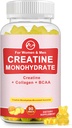 Creatina Monoidrato pancia per le donne e gli uomini, integratori di creatina, senza zucchero, masticabile, per il supporto muscolare