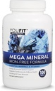 Supplemento Mega Minerals di Youfit Nutrition | Tutti i 72 minerali Trace | Formula Premium con fonte di minerali e supporto sanitario Immune | Iron Free | Tutti in One |1000mg Calcium 500mg Magnesium