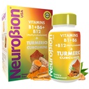 Neurobion curcuma erboristica 650 mg Integratore a base di erbe per il supporto antiossidante, ad alto assorbimento Ultra Potente supplemento currico Multivitaminico complesso con B12, 40 capsule