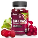 Zucchero senza barbabietola Vegan Gummies per la pressione sanguigna, Gummie di barbabietola con L-Citrullina e Estratto di biancospino, Peach Flavor Beet Chews for High Blood Pressure, 60 Count