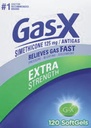 Gas-X Extra 125 mg di resistenza Rilievo del gas Simethicone 120 Softgels