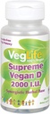 VegLife Supreme Vegan D Vegan Tablet, 2000 iu, 100 Conte