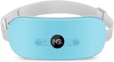 Pad di riscaldamento NOWWISH per il periodo Cramps Pain Relief, Portable Electric Cordless Menstrual Riscaldamento Pad ricaricabile con 6 livelli di calore e 6 modalità di massaggio, Regali di Natale per le donne adolescenti, Blu