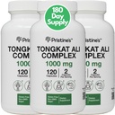 Prezzo di Tongkat Ali 1000mg 180 giorni di alimentazione (3 Pack) - Supporto per prestazioni atletiche - Magra Mass Muscle Building Integratore di erbe per uomini e donne - Vegan, Gluten Free, Non OGM