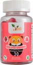 Ved Kids Iron Gummies for Iron Supplement, Energy & Immune System – Vegan - 15 giorni di alimentazione, 30 Chewable Kids Vitamins Gummies.(15 giorni di alimentazione)