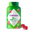 Vitafusion Extra Strength Vitamina B12 Gummies, Supporta il metabolismo energetico e il supporto di salute del sistema nervoso, Integratore di vitamina pancia per le donne e gli uomini, Aroma di ciliegia, Alimentazione di 45 giorni, Conteggio 90