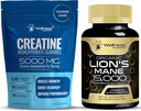 BENESSERE LABSRX Lions Mane Supplemento capsule - Creatina Gummies 5000mg