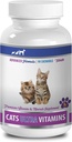 gatto Vitamine per Segatura - Ultra Vitamine per Gatti - Minerali sani e Vitamine Formula - Cuciture - cat Calcium Supplement - 1 Bottiglia (90 Trattamenti)
