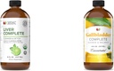 Prodotti naturali completi Liver completo 8oz & Gallbladder Cleanse completa e Balance 8oz Bundle