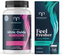 Promescent VitaFLUX Nitric Oxide Booster Supplemento + Wipes fluido per gli adulti, Detergente Personale Igienico Wet Wipes per gli uomini e l'uso femminile