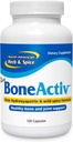 NORTH AMERICAN HERB & SPICE BoneActiv - 120 Capsule - Bone & Joint Support - MCHA, Sage, Rosemary, Oreganol P73 Olio di origano - Non OGM - 30 Serve