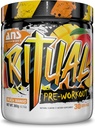 ANS Performance Ritual Pre Workout (30 Serve, 12.7 oz) - Formula di Preallenamento completa - Energia, messa a fuoco, & Forza - Aumentare la potenza di uscita e volume di allenamento - Endurance & Stamina (Peach Mango)