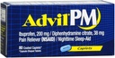 Advil Pm Caplet 80ct Dimensioni 80ct