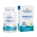 Nordic Naturals Omega-3, Limone Flavor - 60 Gel Morbidi - 690 mg Omega-3 - Olio di Pesce - EPA & DHA - Supporto Immune, Cervello e Salute Del Cuore, Benessere ottimale - Non-GMO - 30 Serve