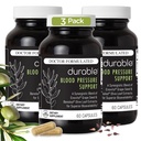 Pressione sanguigna durabile – Estratto di semi di semi di semi di uva di Benolea Olive Leaf & Enovita – Circolazione sana, Supporto di ossido nitrico & Artery – Medico Formulato, Vegan, Non OGM, Made in USA (180 capsule)
