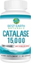 Best Earth Naturals Catalase Supplemento 15.000 - Supplementi per capelli forti - 60 capsule (alimentazione di 60 giorni)