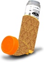 MightySkins Skin per Proventil HFA Asthma Inhaler - Golden Bubbles | Copripiumini protettivi, durevoli e unici in vinile Decal