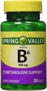 Valle di Primavera - Vitamina B-6 (Pyridoxine) 100 mg, 250 compresse