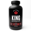 The Fittest King - Testosterone Booster Supplement - Supporta la salute dell'ormone, Stamina, & Forza - Include erba nutrita Bovine fegato, Bone Marrow, Cuore e Testicle - 180 capsule