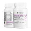 Enzimi digestivi per Stomi sensibili - Supporta Vagus Nerve, Supporto pancreatico vegetariano, Formula di rilascio tempestiva per la salute ottimale del fegato, Migliora la digestione alimentare & Gut Flora