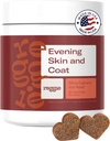 Reggie Skin & Coat Integratori per Cani | Omega-3 Fish Oil & Vitamina E per Itchy Skin Relief, Shedding & Shiny Coat | Natural Dog Skin & Coat Chews | Vet-Approved & Made in USA | 60 Soft Chews