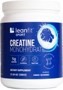 LeanFit Sport CREATINE MONOHYDRATE Polvere, non aromaed - Scelta informata Certificata, Micronized & Pharmaceutical Grade Creatina, Senza glutine, Vegan – 5g Creatina Per Serving, 100 Serve, 17.64oz Vasca idromassaggio