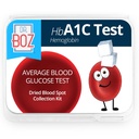 Dr. Boz - Hemoglobin A1C Home Test Kit - Kit di raccolta del sangue con risultati del laboratorio - Livelli di zucchero e hbA1c - Lancets, Bandages, Alcohol Wipe, Envelope - Made in USA - Cura del diabete e auto cura