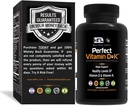 HFL Perfect Vitamin D&K del Dr. Sam Robbins | Vitamin D3 & K2 (MenaQ7® MK-7) | 3 mesi di alimentazione | 2X assorbibile | Vegan, pianta-based, micro-incapsulato.