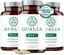 Qualia NAD Supplemento — clinicamente dimostrato di aumentare NAD+ fino al 67%. Ingredienti Elite NAD+ Booster: Nicotinamide Riboside (NIAGEN,) Niacin, Niacinamide (3 mesi di fornitura)