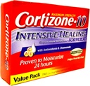 cortizone 10 Massimo Strenght Guarigione intensiva 1% idrocortisone Anti Itch Crema Due Tubi 20z, Totale 4 oz
