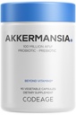 Codeage Akkermansia Muciniphila Probiotic Supplement - 3-Month Fornitura di Akkermansia & Chicory Inulin - Root di Chicory Probiotico Sintetico Giornaliero - 100 Milioni di AFU - Gluten-Free - 90 Capsule