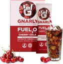 Gnarly Nutrition Fuel2O Electrolyte Powder Packs, Cherry Cola – Electrolyte Solution, Fuel, Replenishment e Recovery – Fuel2O Endurance Nutrition – Cherry Cola, 10-Pack