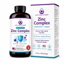 Soluzioni di vita Complesso di zinco - Gluconato di zinco e Gluconato di rame per il supporto immunitario ottimale e la salute - Formula ad alto assorbimento - Liquid 8oz-