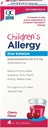 Medicina dell'allergia dei bambini, soluzione antistamina liquida non sonnolenta. Alcol Free Cherry Flavor Difenidramina attiva per tosse, Runny Nose, Itching Eyes & Throat Relief 4 oz
