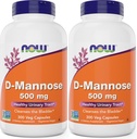 D-Mannose 500 mg, 300 capsule (pacchetto di 2) - Vegan Non OGM Supplemento per le donne e gli uomini - Supporta Tratto urinario sano, pulisce la vescica
