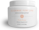 Isagenix Cleanse for Life - Supplemento polvere per la pulizia della bevanda senza lassativi o diuretici - Metabolismo di sostegno con vitamina B12 & Niacin -Peach Mango -3.4 Oz (16 Serve)