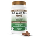 Realizzato con 600 mg di riso rosso lievito biologico - IP6 International - 120 capsule vegetariane