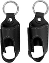 Asthma Inhaler Holder Generico, 2pcs Asthma Inhaler Holder Portable Storage Protective PU Leather Asthma Inhaler Case for Travel (nero)
