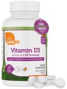 Zahler vitamina D3 CHEWABLE 2000IU, un integratore naturale che mira le carenze della vitamina D, Kosher certificato, 120 compresse aromatizzate all'arancia di grande gusto