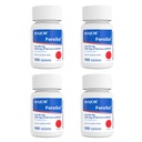 Maggiore FeroSul - Ferrous Sulfate 325 mg Tablets - Ferro da stiro Supplemento per le donne e gli uomini - Specialmente rivestiti Easy-to-Swallow Tablets - Rosso - 100 Conte (4 Pack)