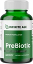 INFINITE AGE Capsule Prebiotici, 60 Contenitori - Premium FOS Pre-biotico Supplemento Fibra con Chicory e Acacia - Salute Digestiva per Uomini Donne