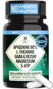 Integratore naturale per gli adulti senza melatonina - Non-Habit che forma sonno erbe - GABA, L-teanina, Reishi Mushroom, Apigenin, Magnesio Glycinate, 5-HTP - 90 capsule vegane