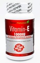 Vitamina E 1000 IU 50 Softgel Capsule Naturals Support Over All Health Energy Health Attività fisica Made in USA Gluten Free FDA Registrato Facility cGMP Non OGM