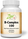 Integratore avanzato di vitamina B complesso - Integratore di vitamina B a spettro completo con acido folico, biotina, inositolo - Support Immune e Cardio Health, Metabolismo energetico - 100 compresse