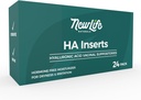 NewLife Naturals Hyaluronic Acid Vaginal Suppositories for Women, Vaginal Moisturizer, Dryness Irritation Discomfort, Postpartum, Menopause Relief & Support, 24 Inserti, 2 mesi di fornitura