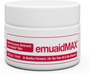 emuaid EMUAIDMAX Unguento per la pelle prurito, Trattamento di resistenza massima per il piede dell'atleta, Psoriasi, Jock Itch, Rash, Eczema, Dolores, Blisters, e infezione del lievito, 0.5oz