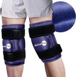 2 Ice Pack per il sollievo del dolore del ginocchio, repellente per ghiaccio riutilizzabile per lesioni, gonfiore, chirurgia di sostituzione del ginocchio, terapia di compressione fredda per l'artrite, Meniscus Tear e ACL, blu