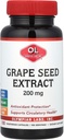 Estratto di semi di semi d'uva, 200 mg, 100 capsule vegetariane